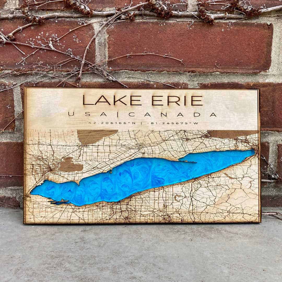 Lake Erie Map Small