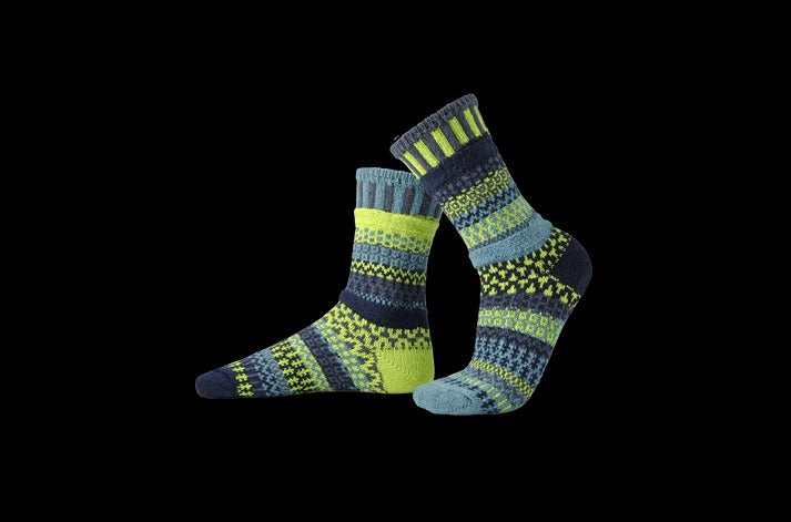 Adult Crew Socks Lemongrass