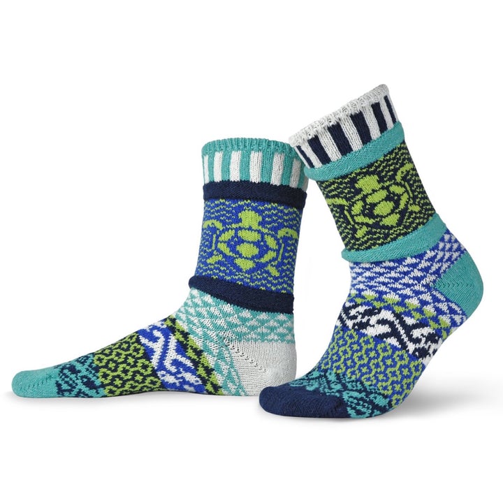 Adult Crew Socks Ocean