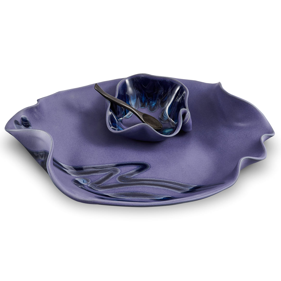 Large Dip Set Peri-winkle Blue