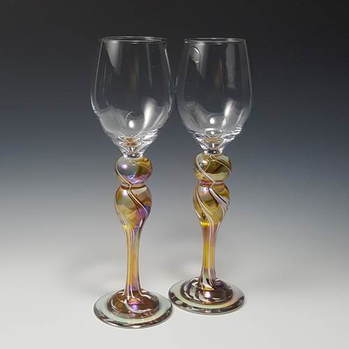 Wine Goblet Set Gold