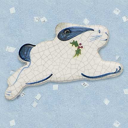 Running Bunny Ornament