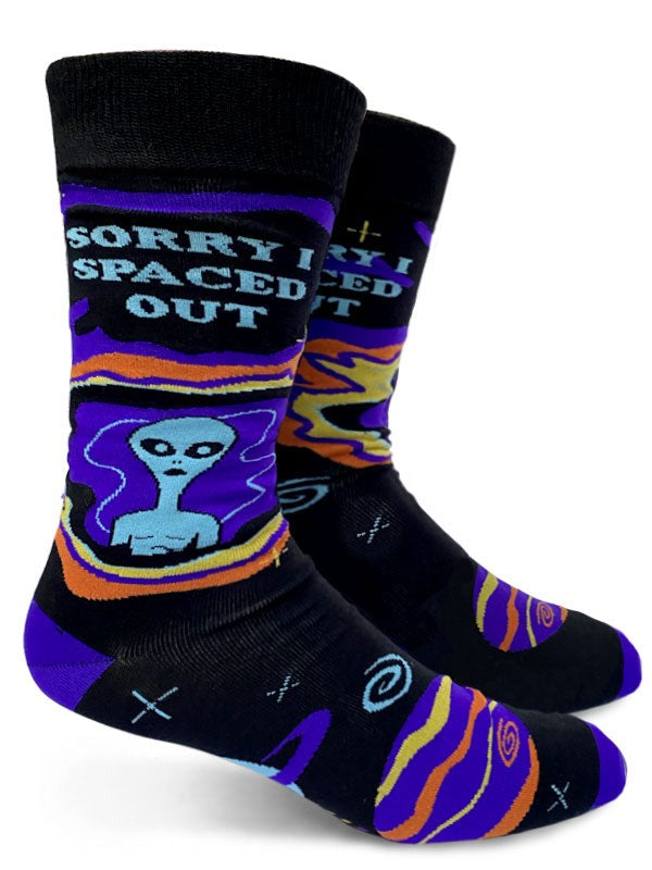 Sorry I Spaced Out Men's Crew Socks