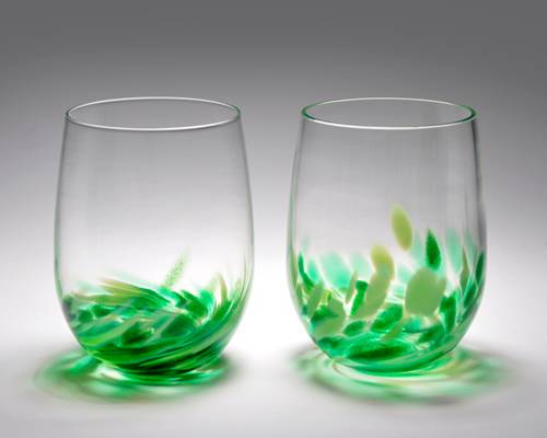 Vino Breve Stemless Tumbler Green