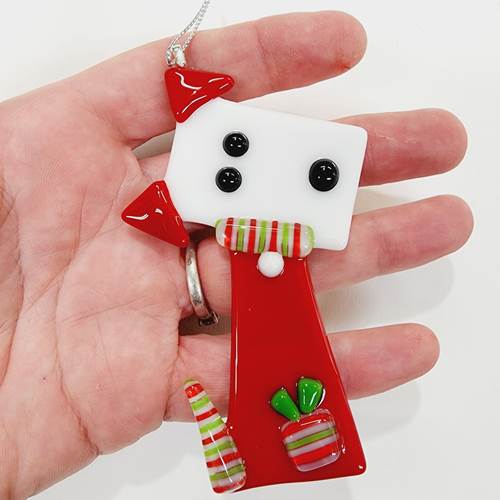 Christmas Dog Ornament