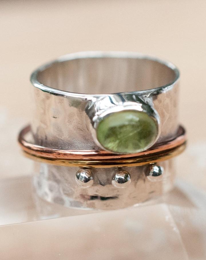 Libby Meditation Ring Peridot