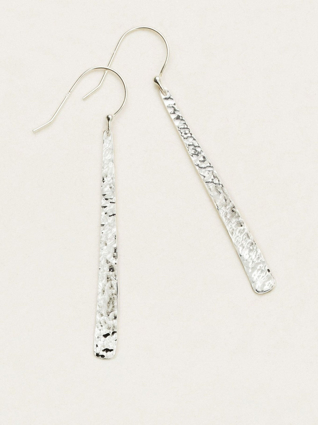 Luca Drop Earrings Silver