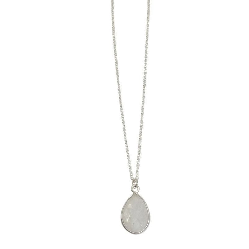 Moonstone Drop Necklace