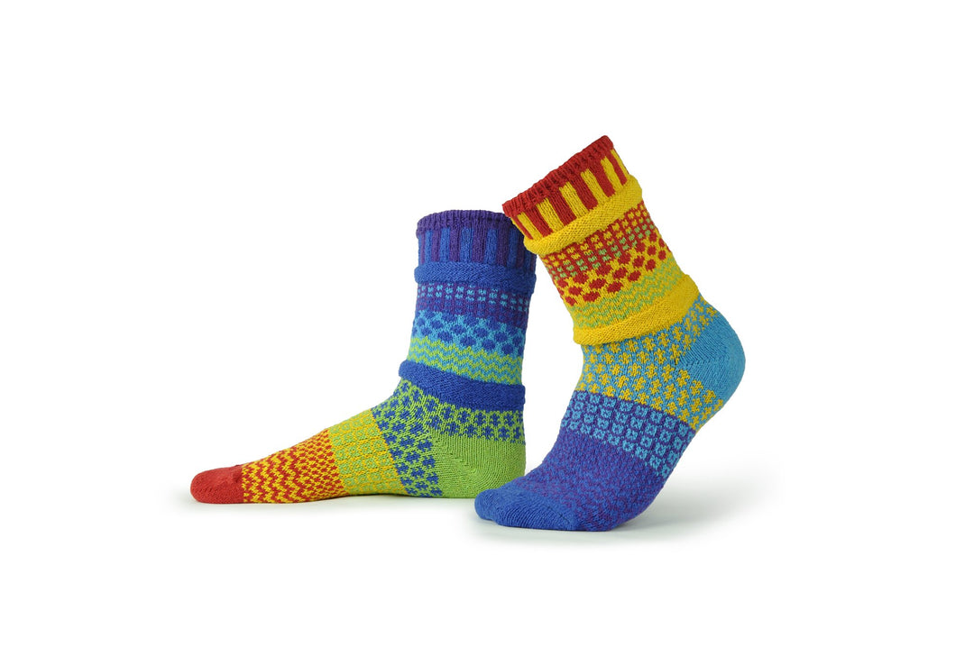 Adult Crew Socks Rainbow