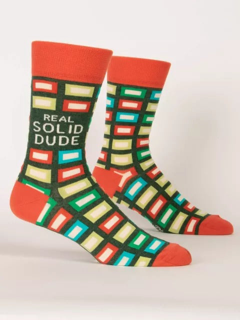 Real Solid Dude Men's Socks