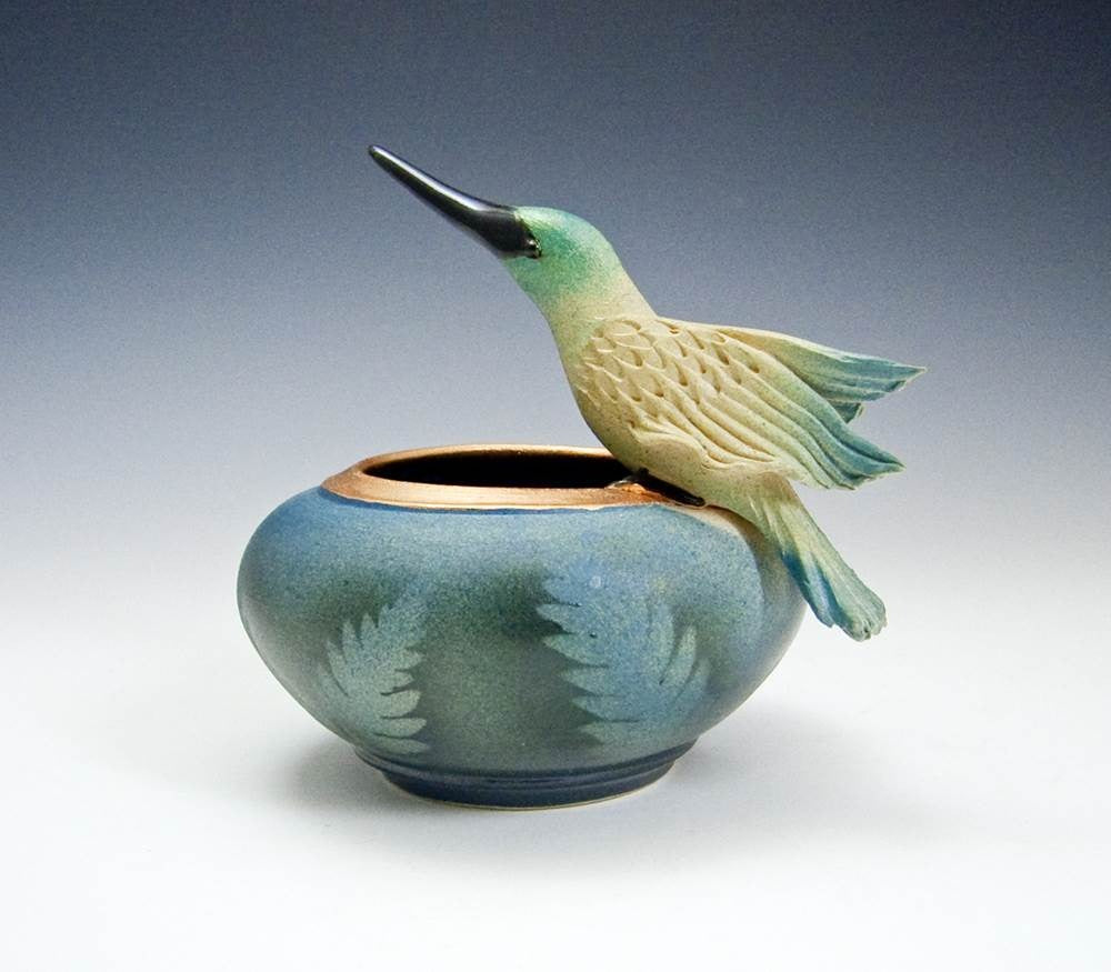 Resting Hummingbird Bowl