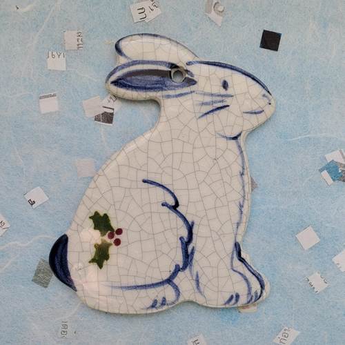 Sitting Rabbit Ornament