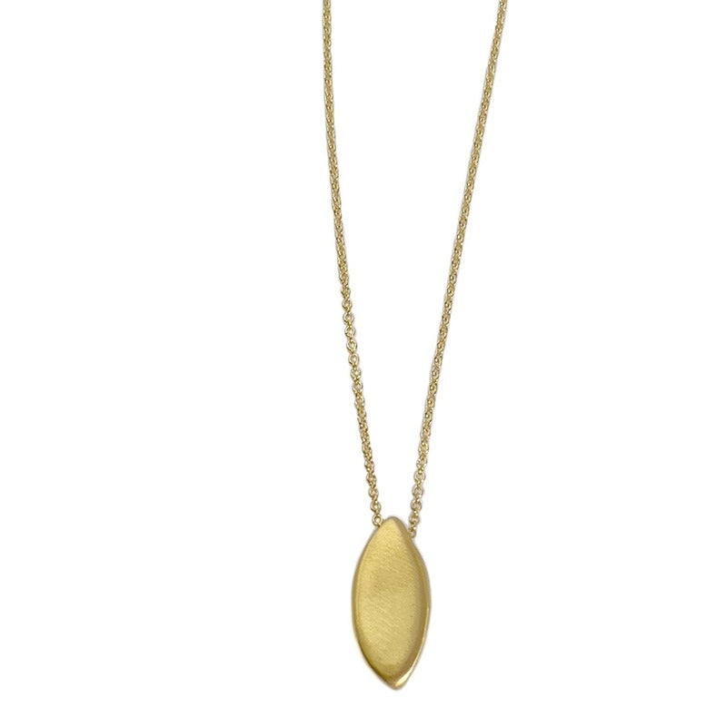 Sliding Petal Necklace Vermeil