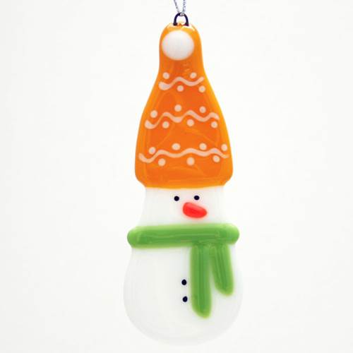 Snowman Yellow Ornament