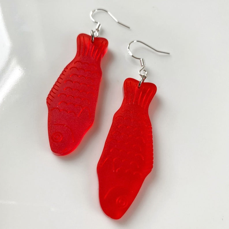 Swedish Fish Earrings