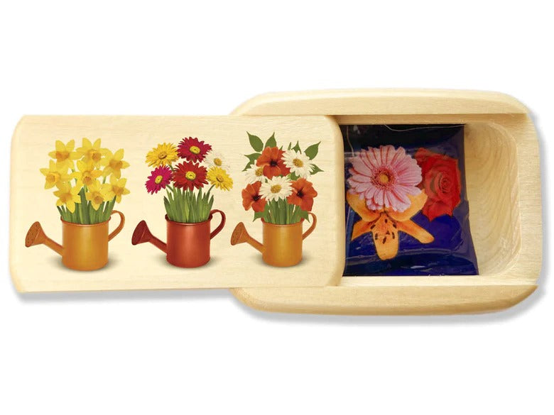 Treasure Box Watering Cans + Flower Food