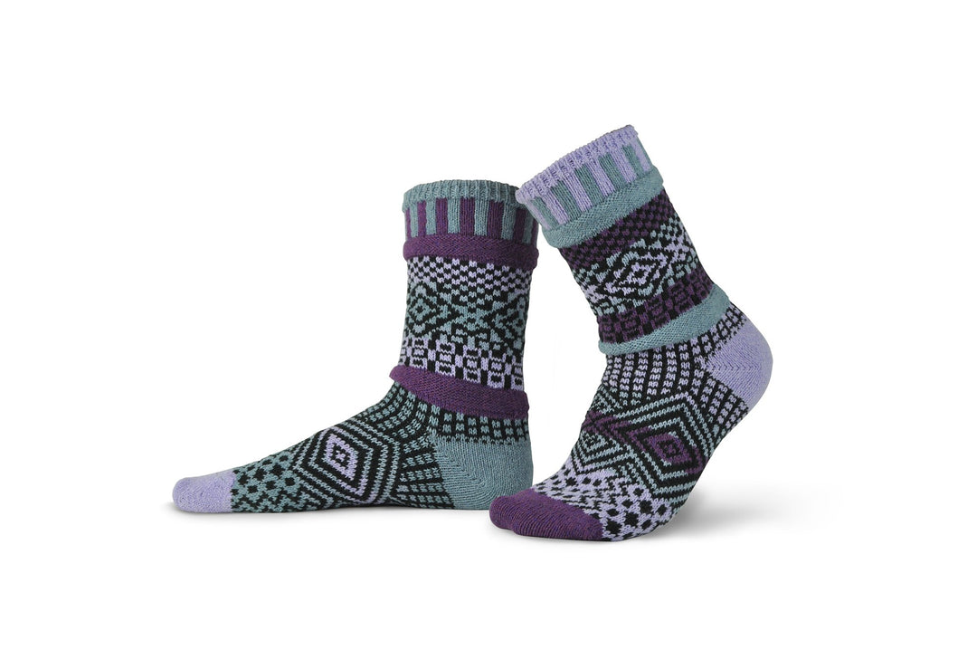 Adult Crew Socks Wisteria